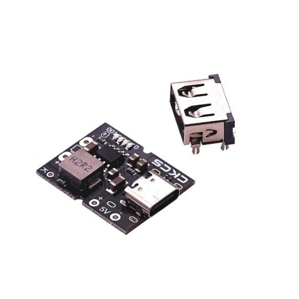 Type 1] Type-C USB 5V 2A Step-Up Boost Converter with USB Charger