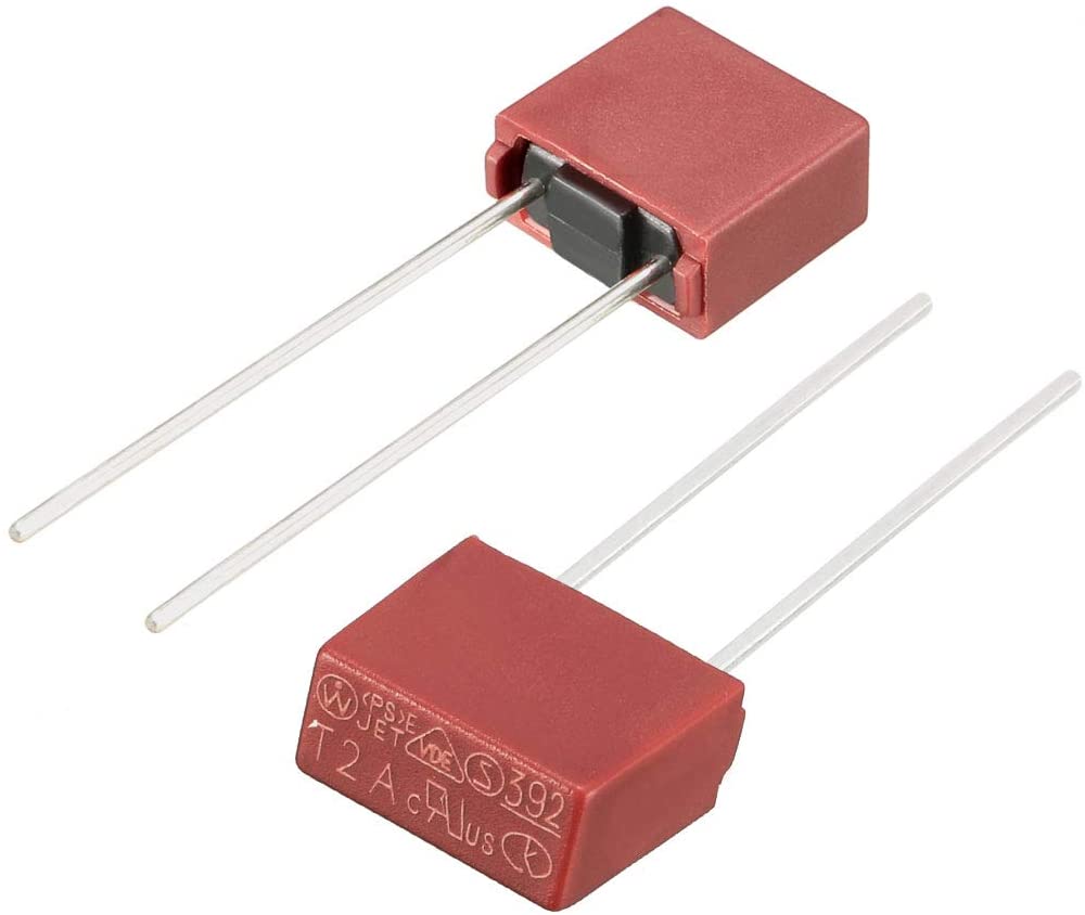 T2A 2A 392 Fuse DIP Mounted Miniature Square Slow Blow Micro Fuse 250V