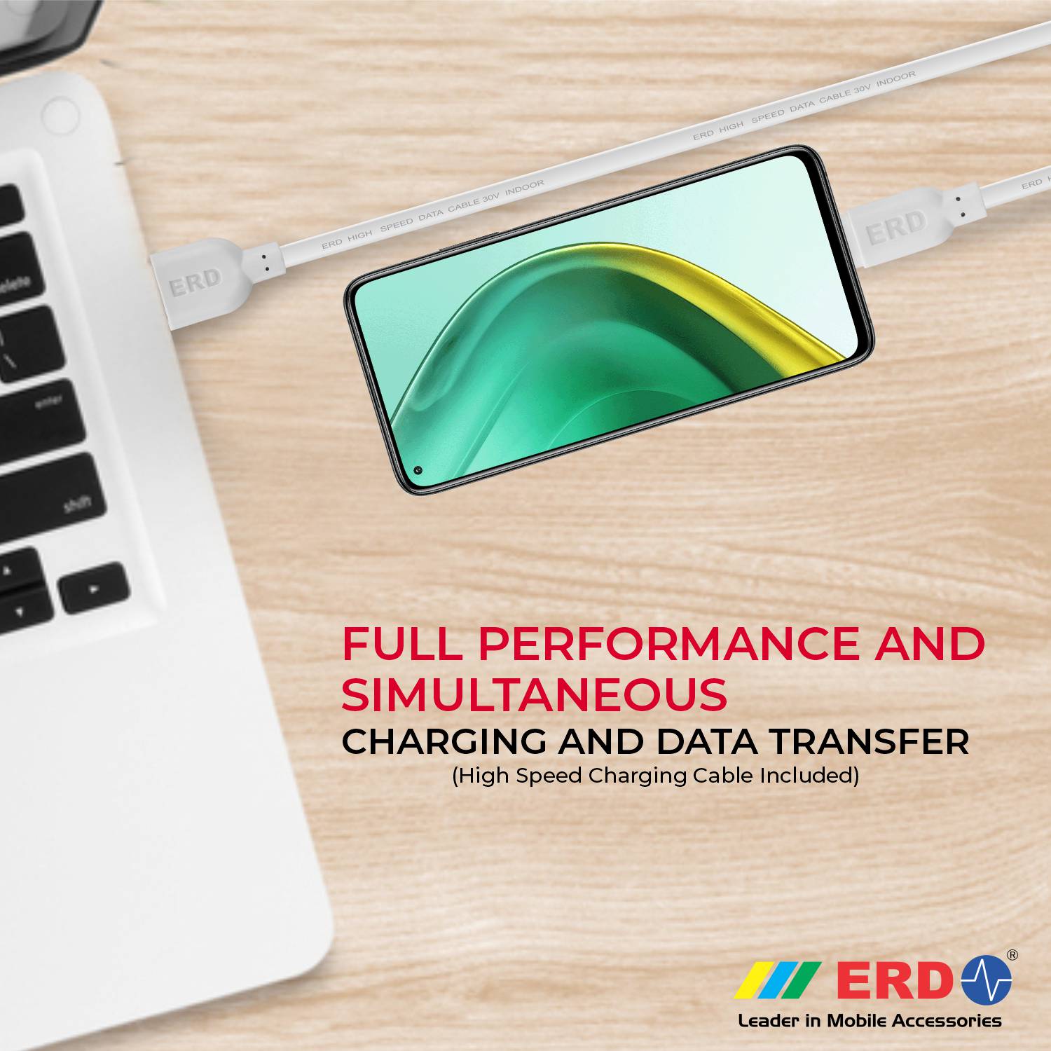 ERD: TC-31 5V 3A USB Adapter With Type-C USB Cable (Fast Mobile Charger)