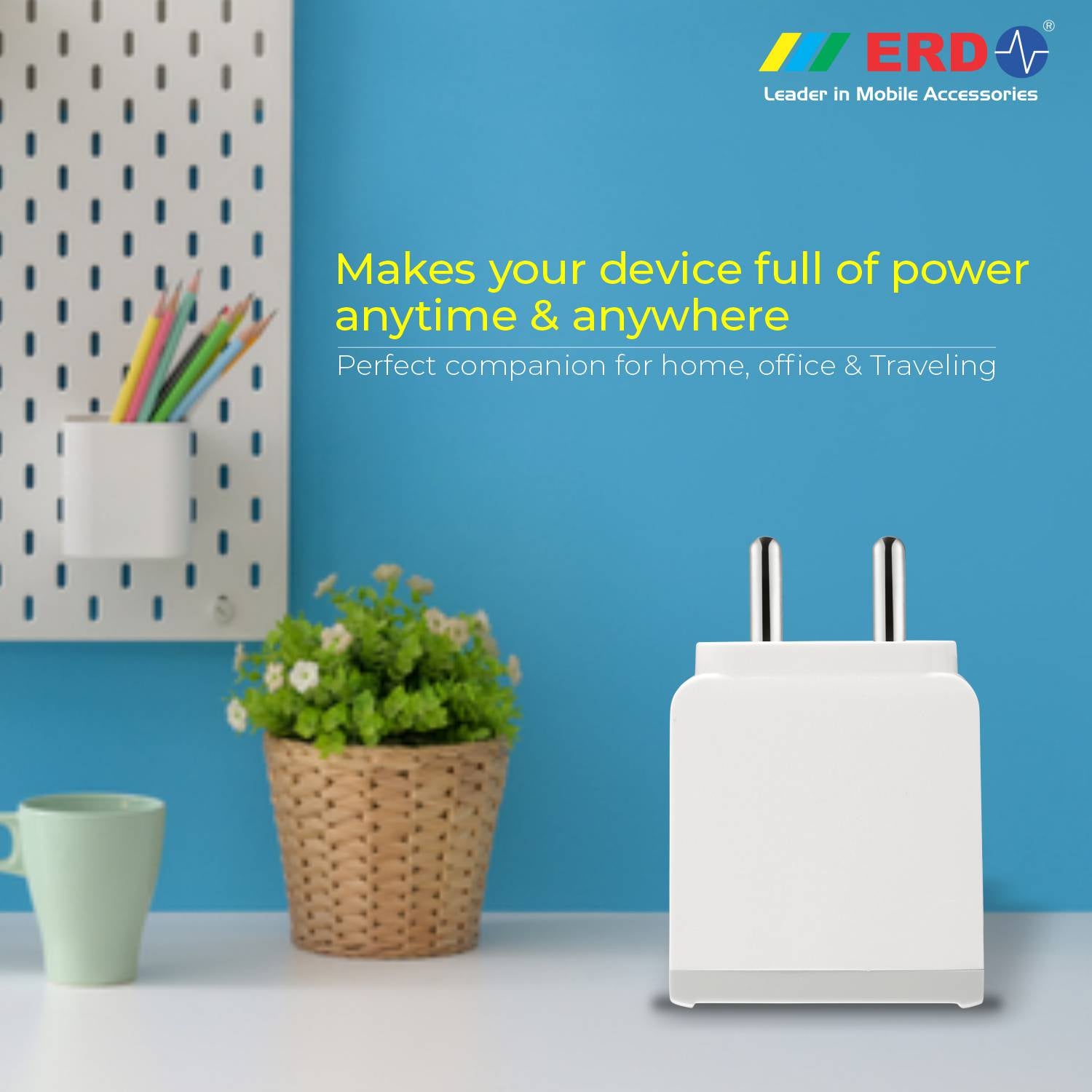 ERD: TC-31 5V 3A USB Adapter With Type-C USB Cable (Fast Mobile Charger)