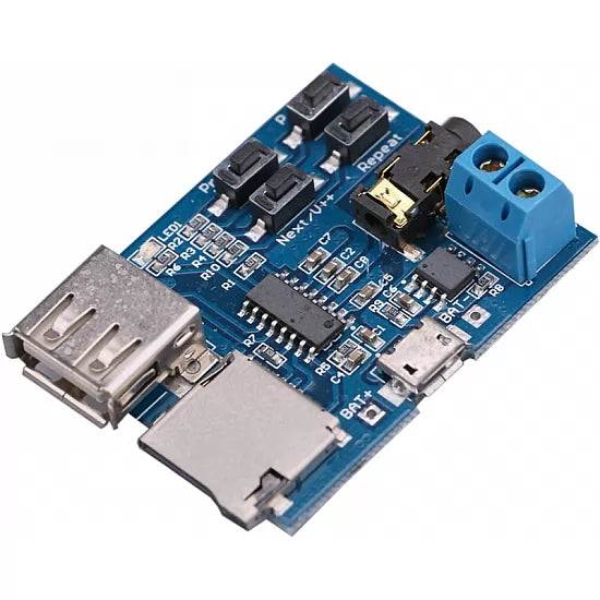 TF Card U Disk MP3 Format Decoder Board Module/Audio Player