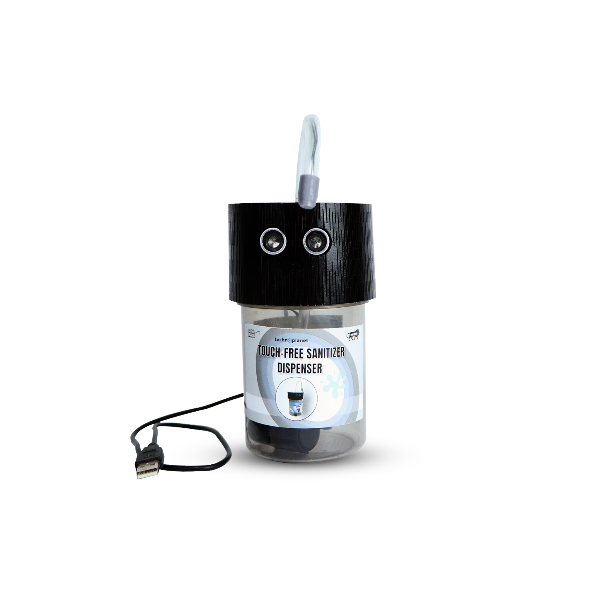 Touch-Free 'Pro' Automatic Sanitizer Dispenser with USB Cable. Indoor/Outdoor Compatible(without sanitizer).
