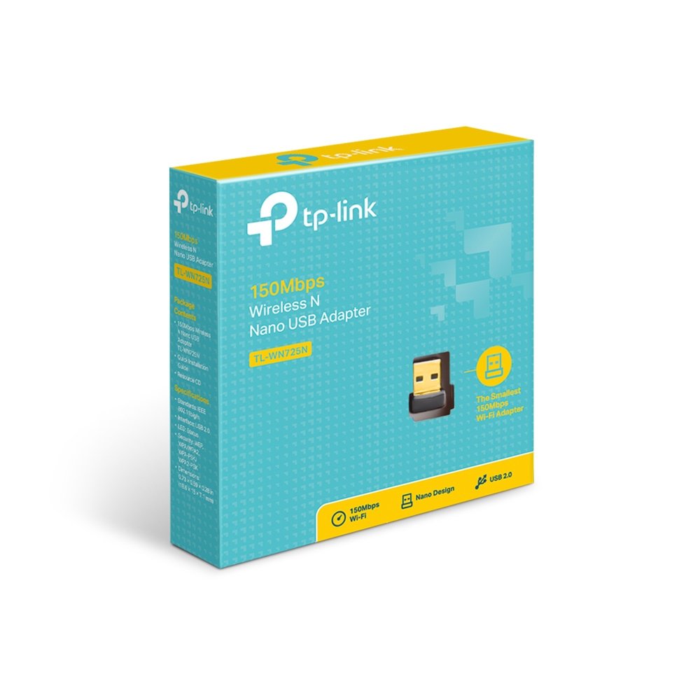 TP-Link USB WiFi Adapter for PC N150 Wireless Network Adapter for Desktop (TL-WN725N)