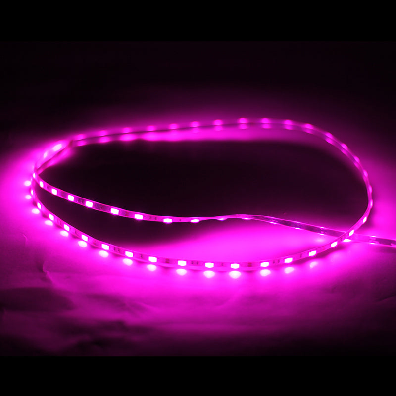 Pink LED Strip 5V 1m with USB