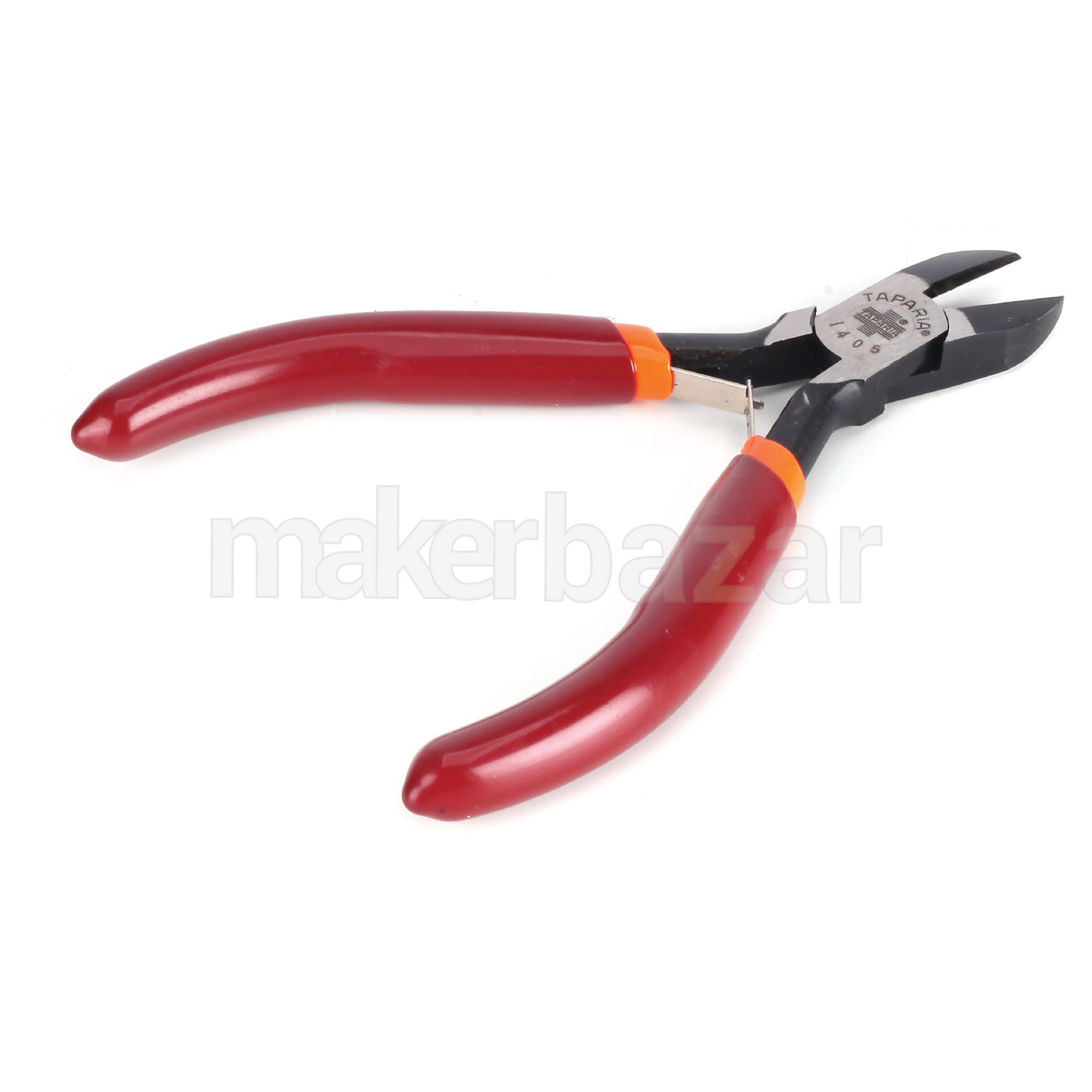 Taparia: 1405 Side Cutting Mini Pliers With Two Color Dip Coated Sleeve 110mm/4.3inch