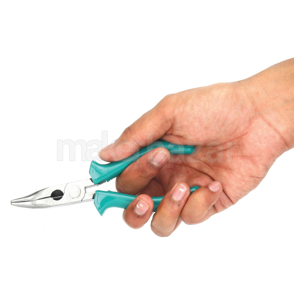 Taparia: BN-06 Bent Nose Pliers (Econ) Insulated With Thick C.A Sleeve 165mm/6.4inch