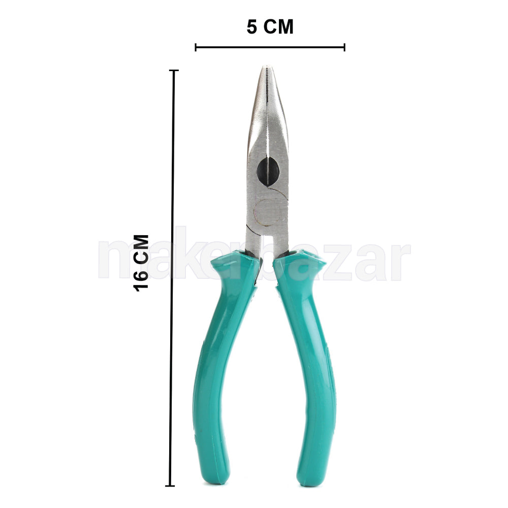 Taparia: BN-06 Bent Nose Pliers (Econ) Insulated With Thick C.A Sleeve 165mm/6.4inch