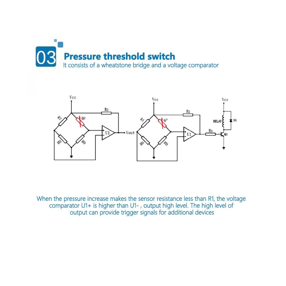 Force Pressure Sensor 5.08mm Circle