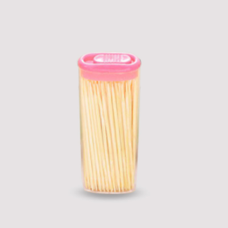 Premium Wooden Toothpick Box (Pointed Heads) with Dispensor for DIY/ Craft