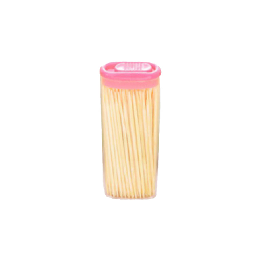 Premium Wooden Toothpick Box (Pointed Heads) with Dispensor for DIY/ Craft