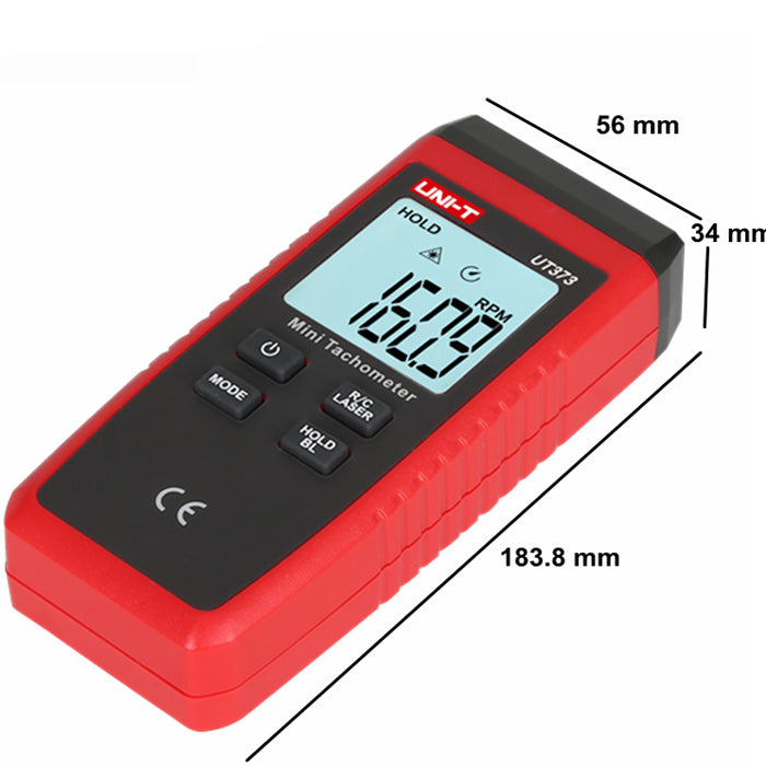UNI-T UT373 Mini Digital Non-contact Tachometer Laser RPM Meter Speed Measuring Instruments