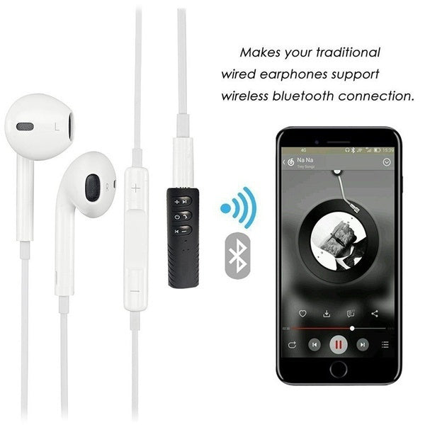 Universal 3.5mm Bluetooth Audio Wireless Receiver with Microphone for DIY/ Home/ Cars
