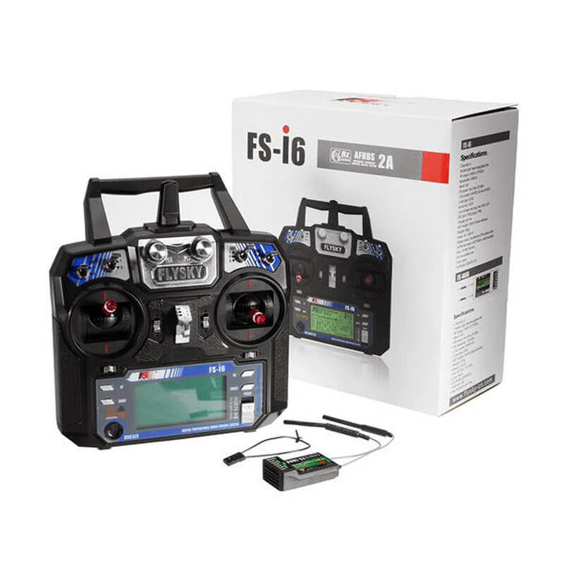 FlySky 2.4Ghz 6 Channel Transmitter and Receiver (Quadcopter Remote Control)