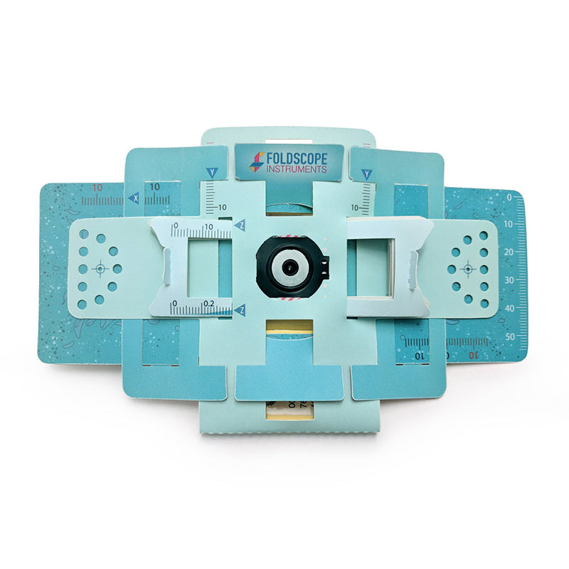 Foldscope: Foldable DIY Paper Microscope Basic Kit