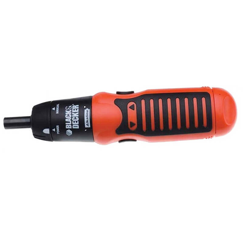 Battery Powered Rubber Handle Screw Driver set