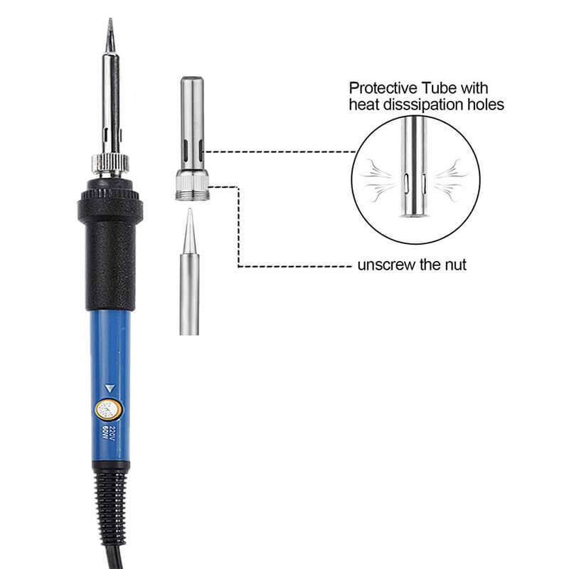temperature control soldering iron price
