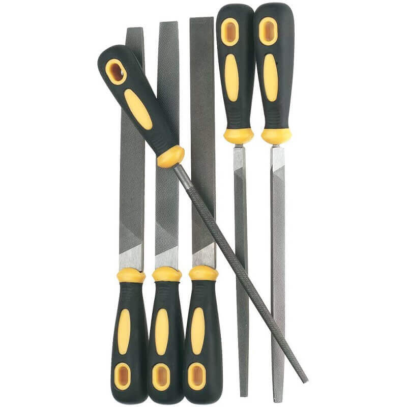 File Set 6 inch with Rubber Handle