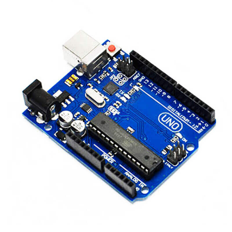 Arduino UNO R3 board with DIP ATmega328P