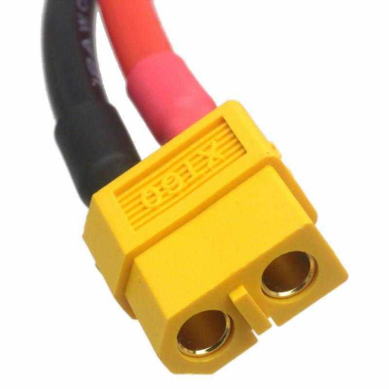 XT60 Adapter Cable for 14AWG Parallel Battery Connector RC Lipo Cable (1  Female to 2 Male)