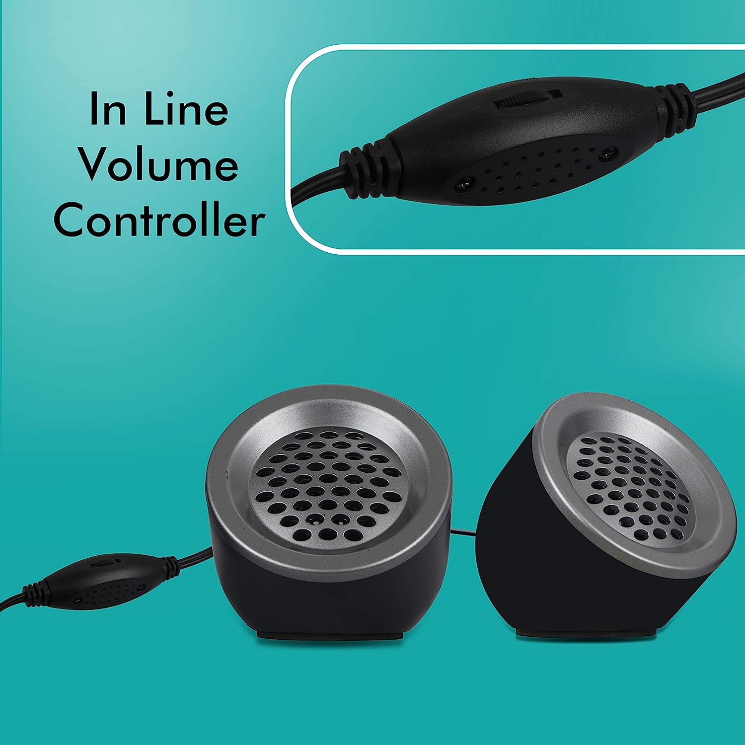 Zebronics: Zeb-Pluto 2.0 Multimedia Speaker with Aux Connectivity, USB Powered and Volume Control