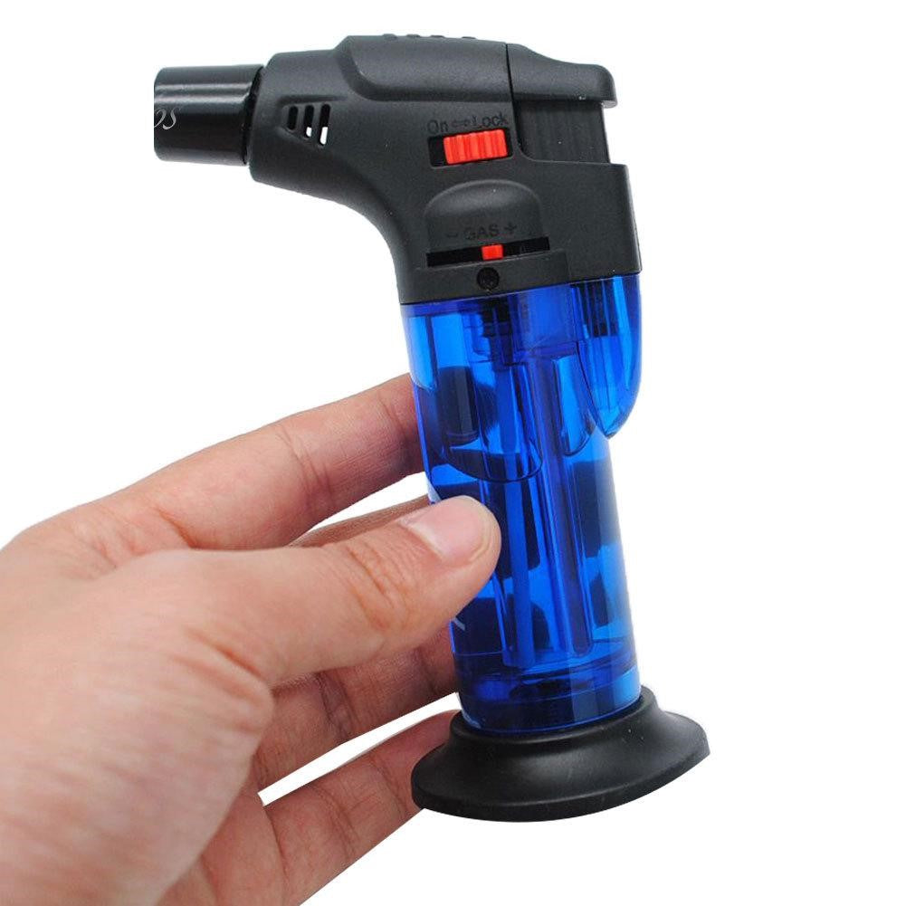 Windproof Refillable Butane Jet Torch Flame Gas Lighter Tool