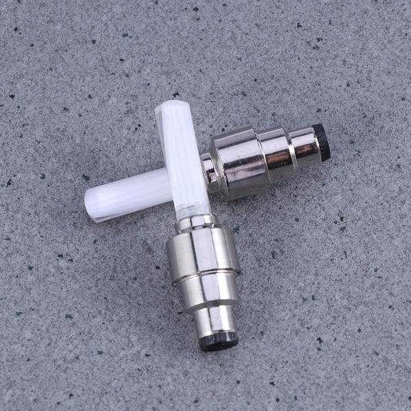 LED Flash Light Lamp For Bicycle Wheel Valve Sealing Caps (2pcs)