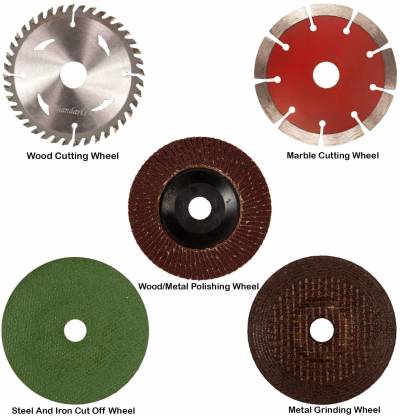 Generic: 5pcs Grinding Wheel Cutter Set For Metal/Wood/Marble