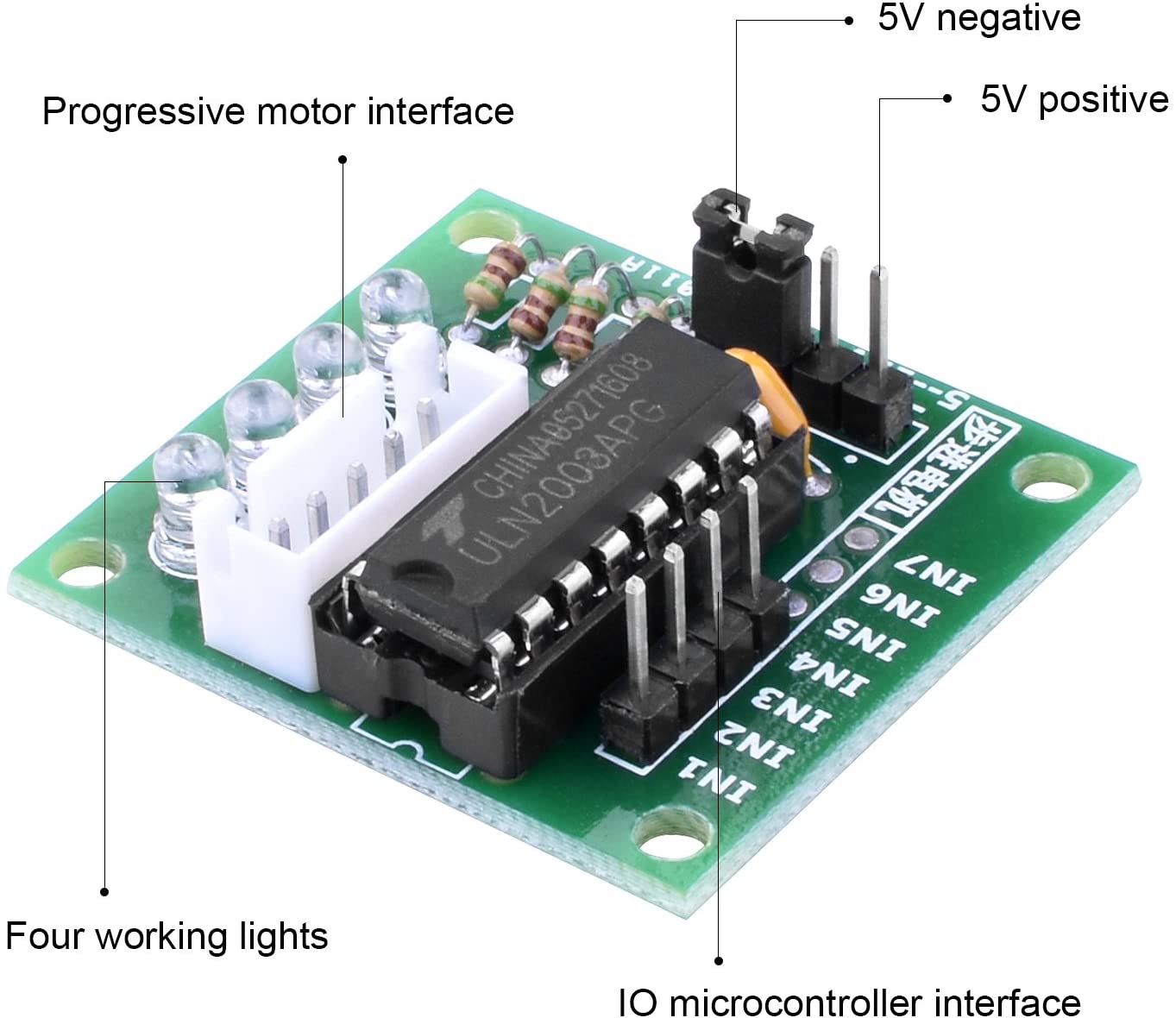 Stepper Motor 28BYJ-48 with Driver ULN2003