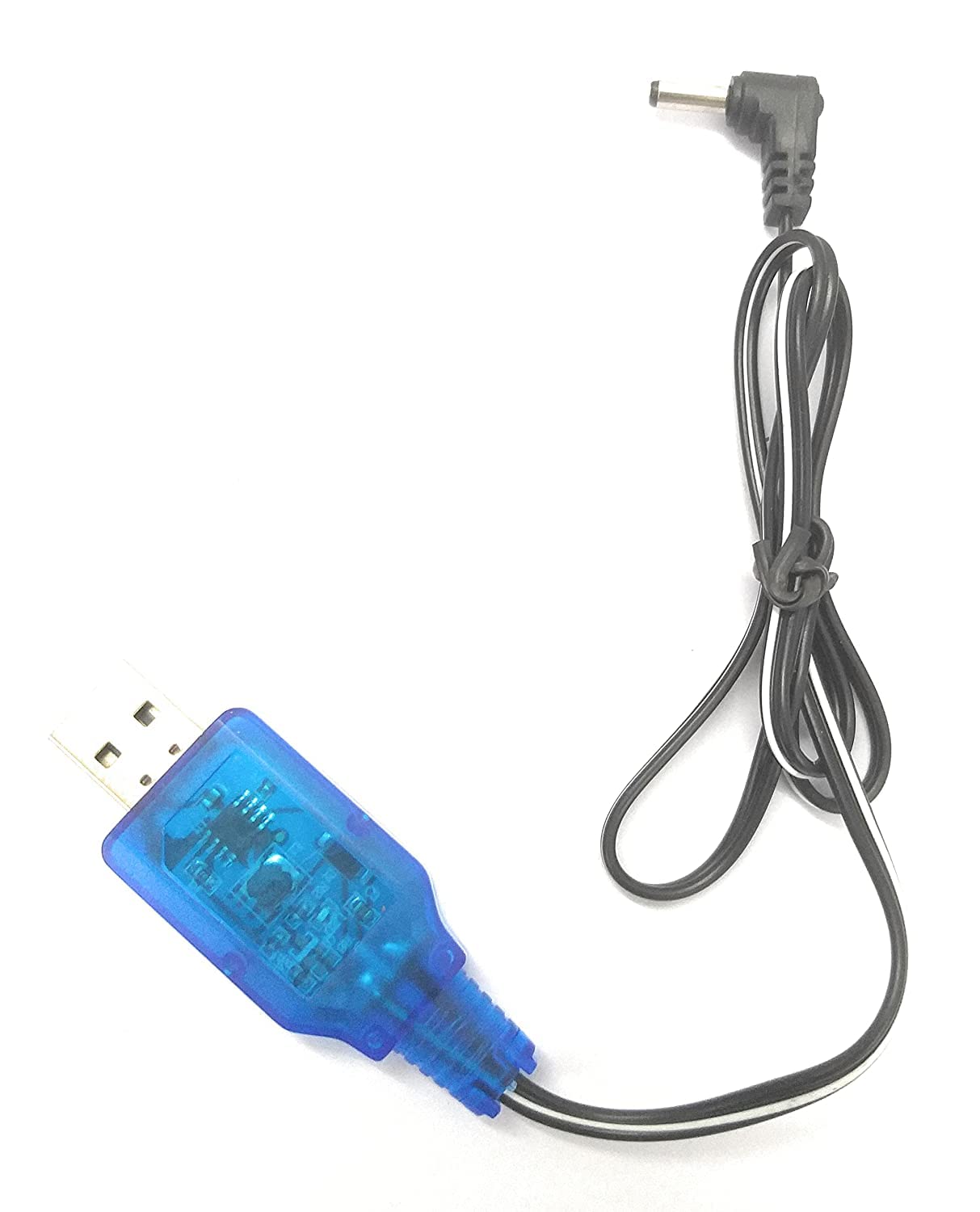 USB Charging Cable including Charging Protection BMS with 3.5mm DC Elbow for Ni-CD/Ni-MH Battery RC Car/ DIY
