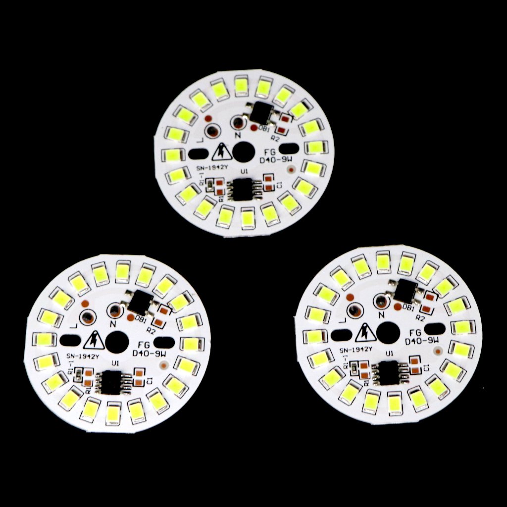 38mm 9-Watt 20-LEDs AC DOB Led Circular PCB for Led Bulbs