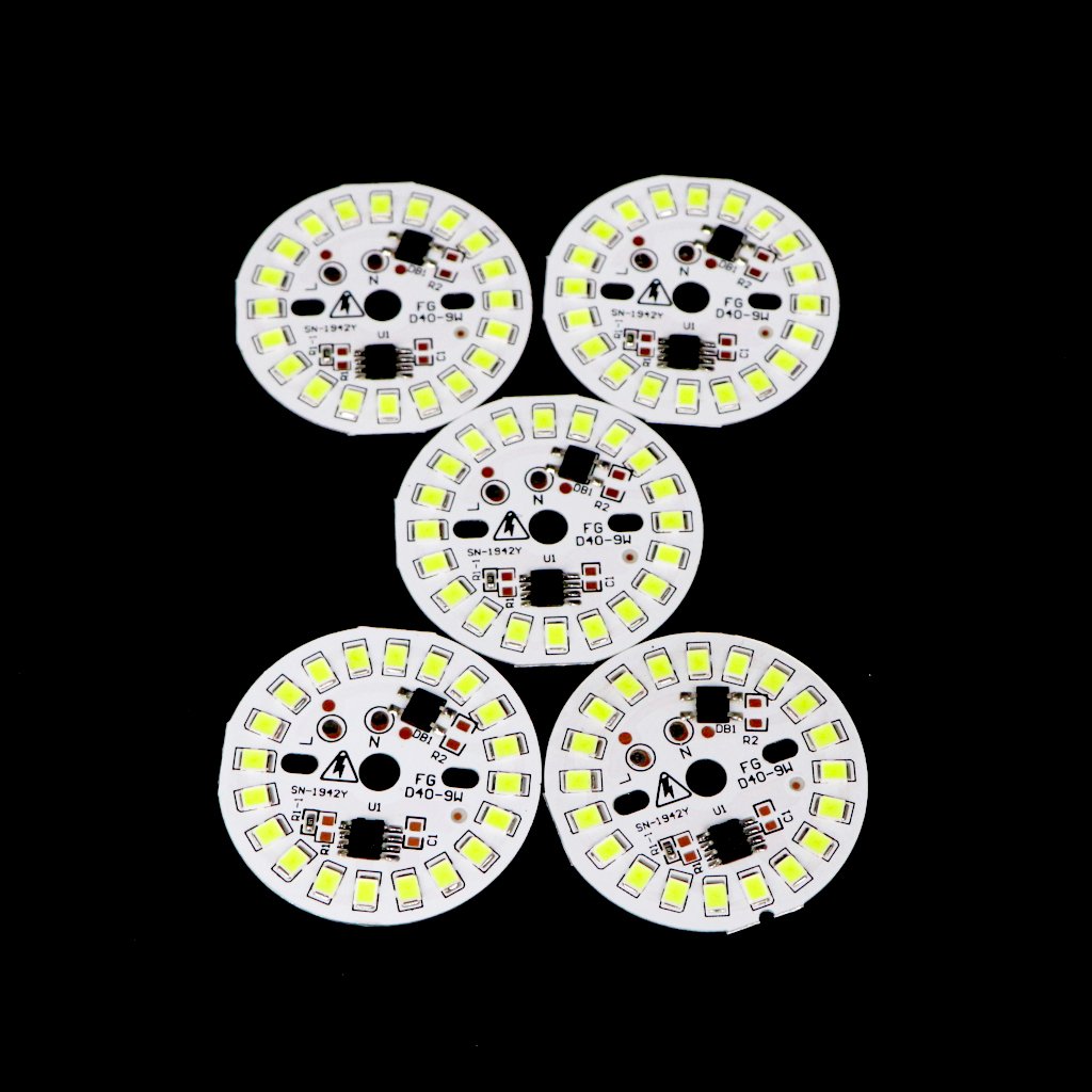 38mm 9-Watt 20-LEDs AC DOB Led Circular PCB for Led Bulbs