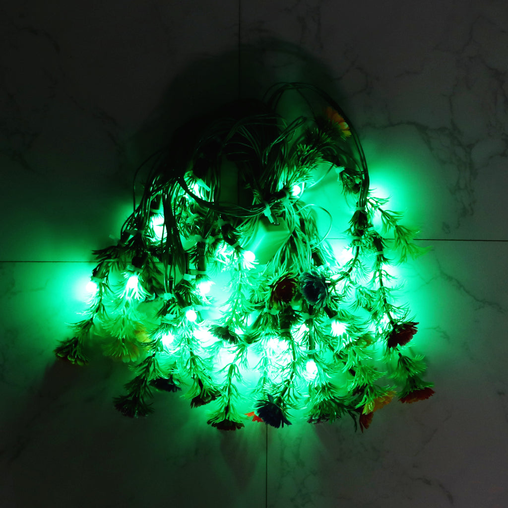 Multi-Color Flower 24 LED String Fairy Lights