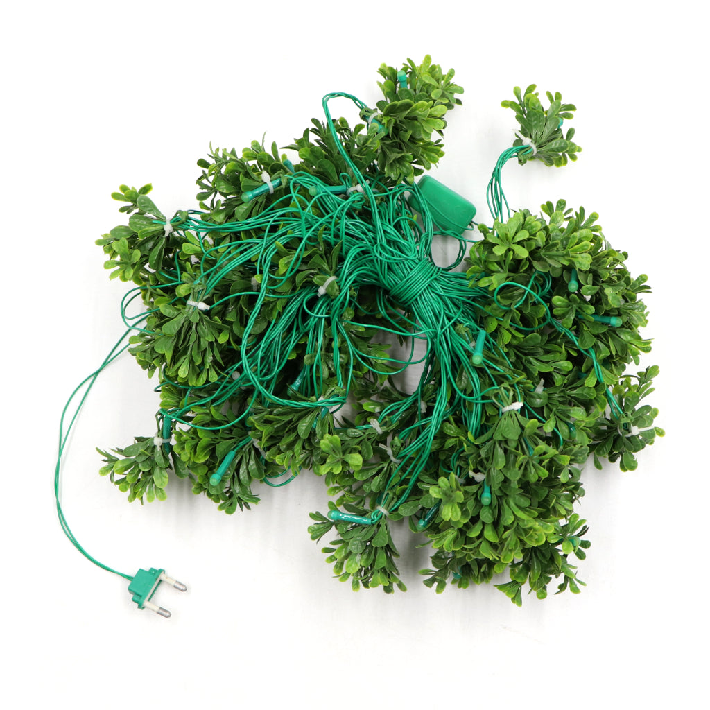 Mini Green Leaves 60 LED String Fairy Lights