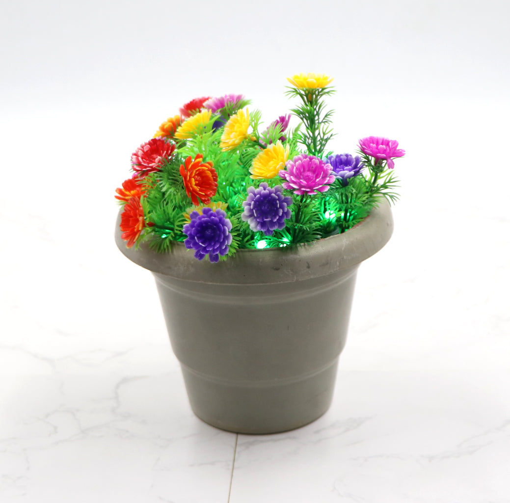 Multi-Color Flower 24 LED String Fairy Lights