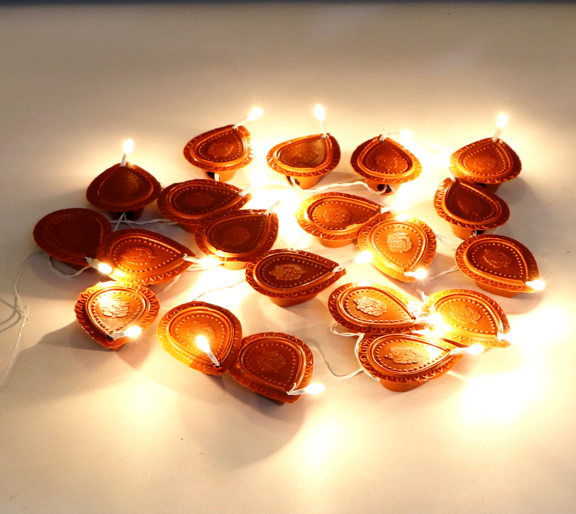 20pcs LED Diya String Light