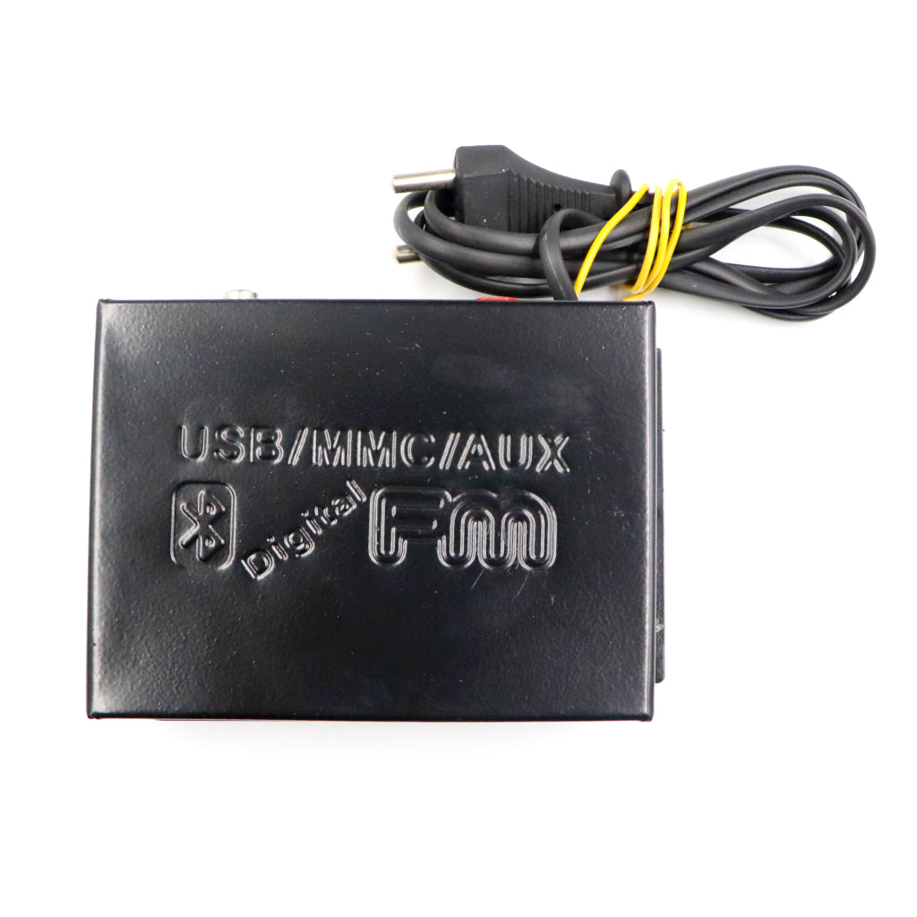 Enclosed Metal Body Remote Controlled Music Player with Bluetooth/FM/Aux/SD Card and USB Inputs