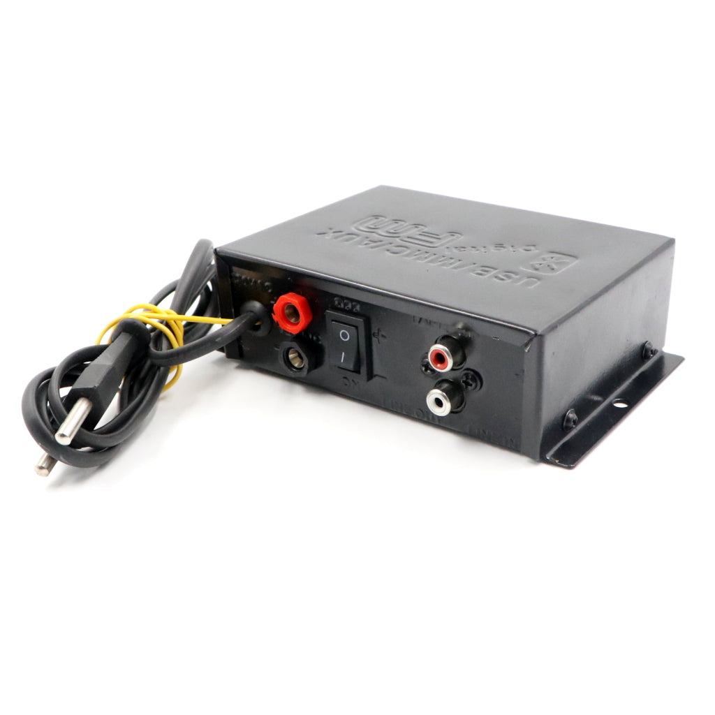 Enclosed Metal Body Remote Controlled Music Player with Bluetooth/FM/Aux/SD Card and USB Inputs