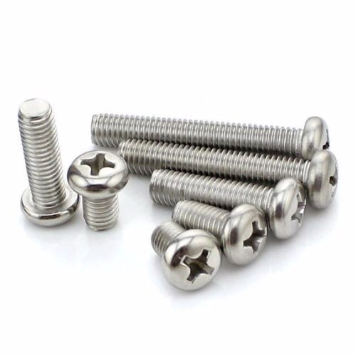 Philips Head Nuts & Bolts Set (Silver Plated) - Pack of 10