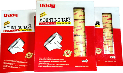 Oddy: Double Sided Foam Tape Length - 1Meter