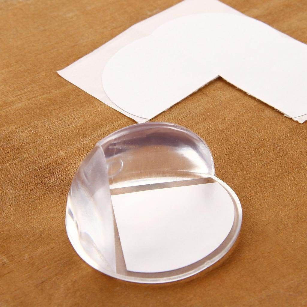 Transparent Round Corner Guards - Pack of 4