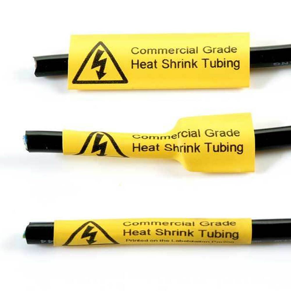 Yellow Heat Shrink Sleeve Tube For Wire Protection