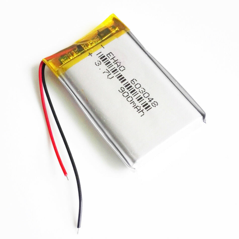 Generic: 3.7V 900mAH (Lithium Polymer) Lipo Rechargeable Battery