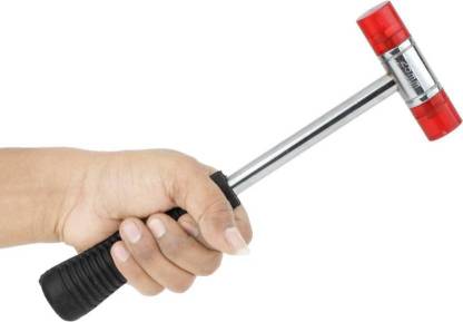 Taparia: SFH25 25mm Soft Faced Plastic Mallet Hammer with Rubber Grip Handle