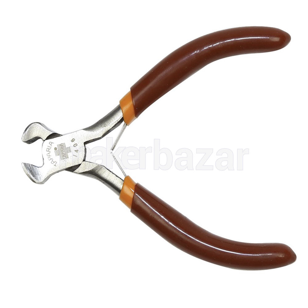Taparia: 1406 End Cutting Mini Pliers With Two Color Dip Coated Sleeve 100mm/3.9inch