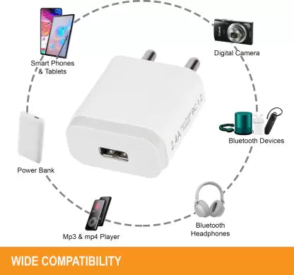 ERD: TC-24 5V 2.4A USB Adapter With Micro USB Cable
