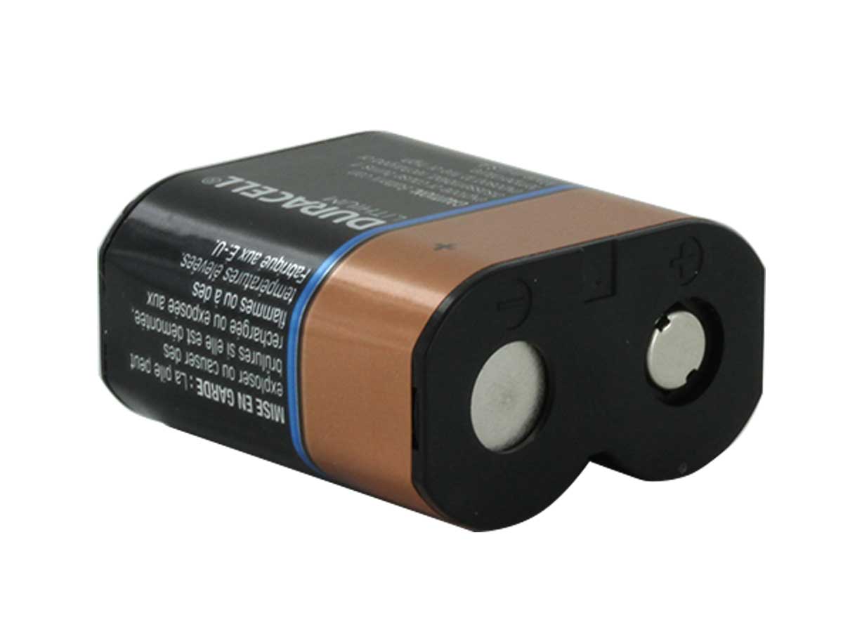 Duracell: 223 CR-P2 1400mAh 6V Lithium (LiMNO2) Photo Battery (DL223) Non-Rechargeable Cell