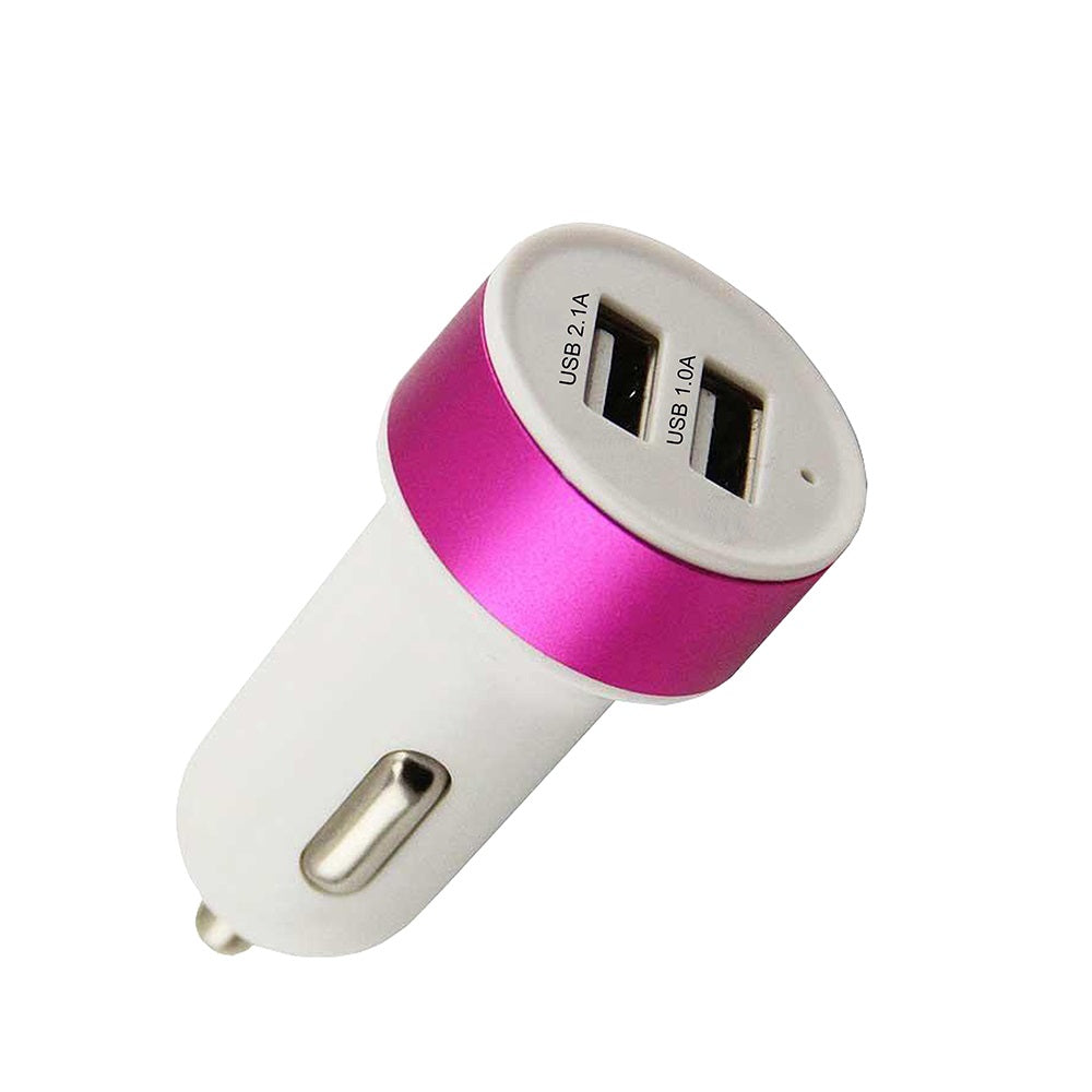 Dual USB 2.1A 1.A Charger Adapters for Cars/ Bike
