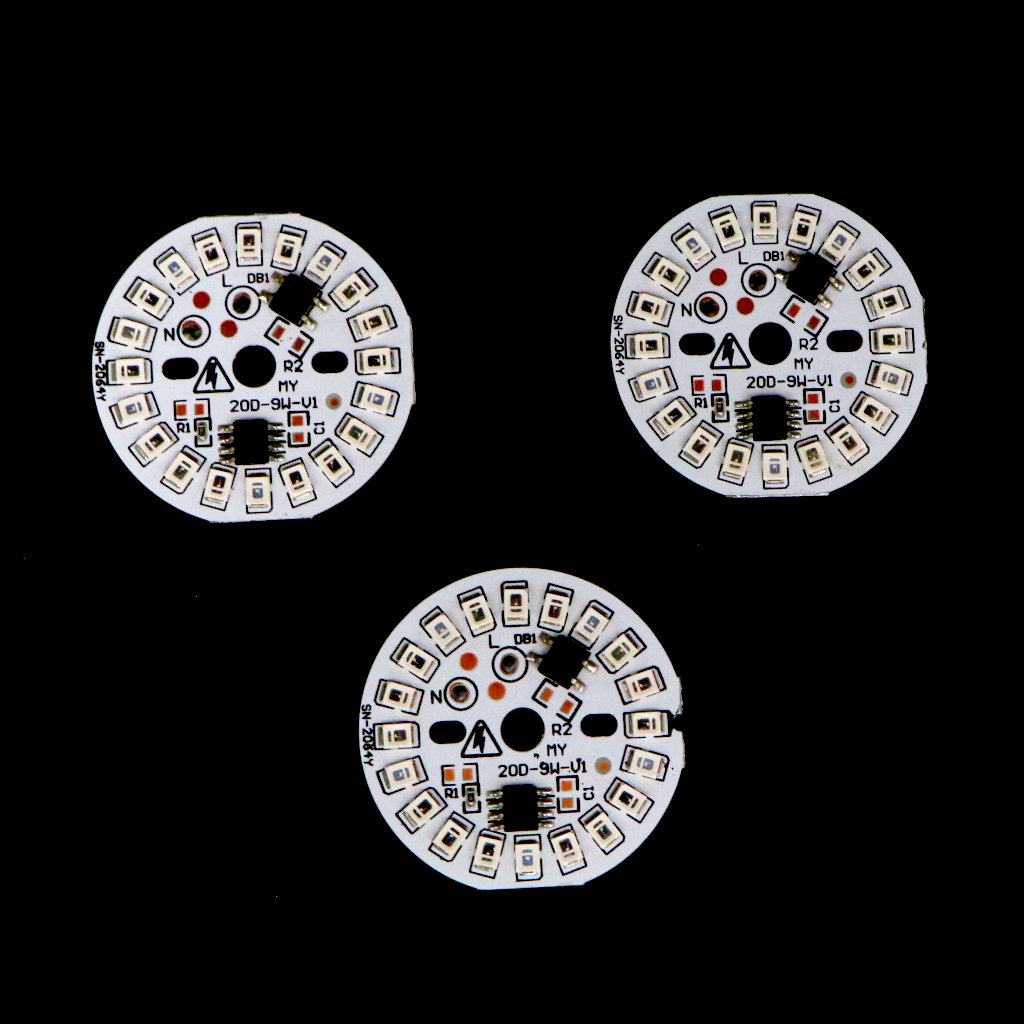 38mm 9-Watt 20-LEDs AC DOB Led Circular PCB for Led Bulbs