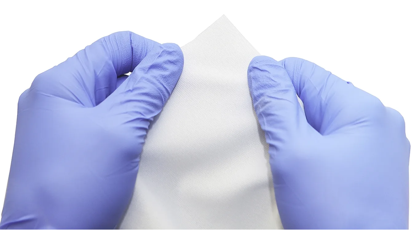 Small Cleanroom Poly Wipes ESD Safe - (150pcs approx)