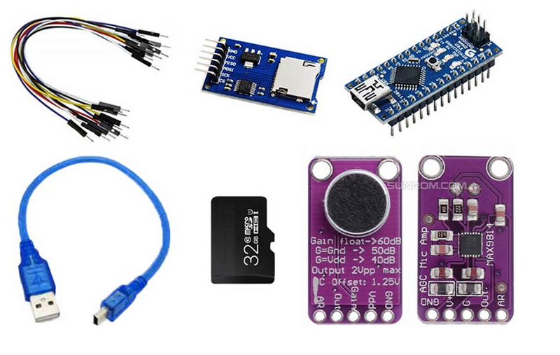 Make Your Own Arduino Spy Bug (Voice Recorder) with Arduino Nano